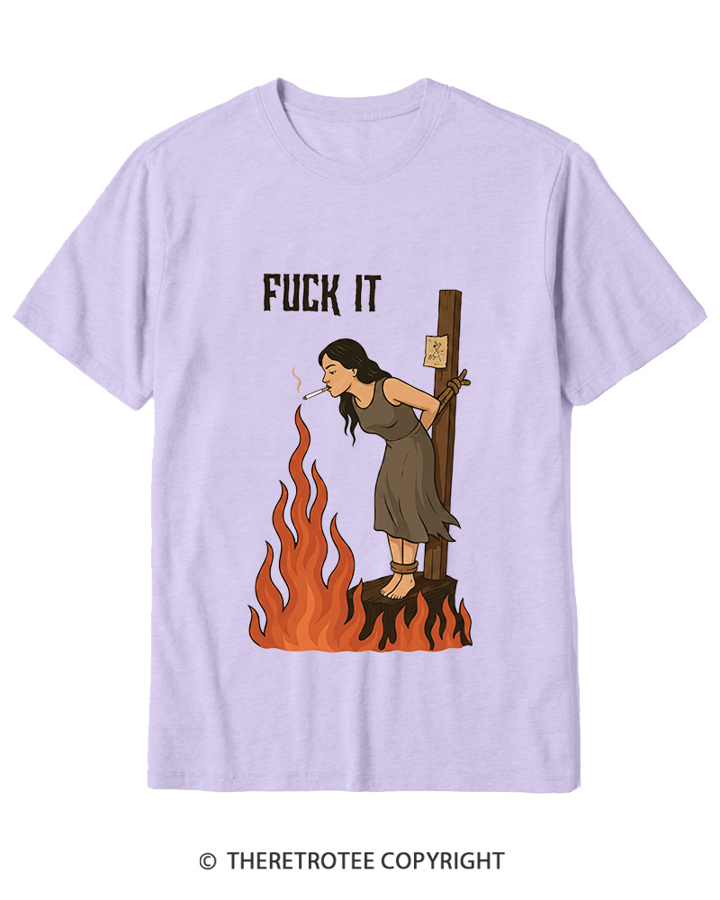 TheRetroTee Fuck It 1970s Cotton T-Shirt