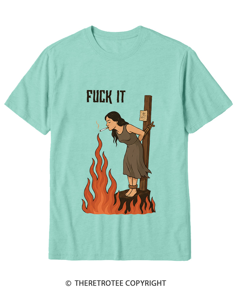 TheRetroTee Fuck It 1970s Cotton T-Shirt