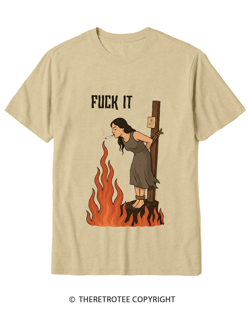 TheRetroTee Fuck It 1970s Cotton T-Shirt