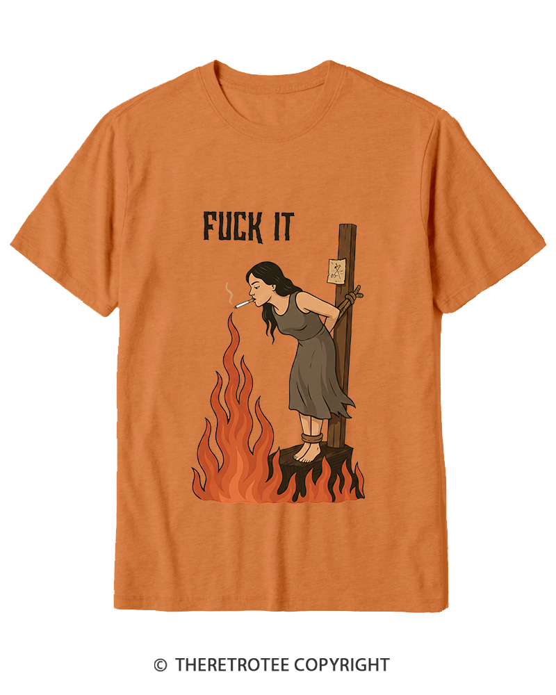 TheRetroTee Fuck It 1970s Cotton T-Shirt
