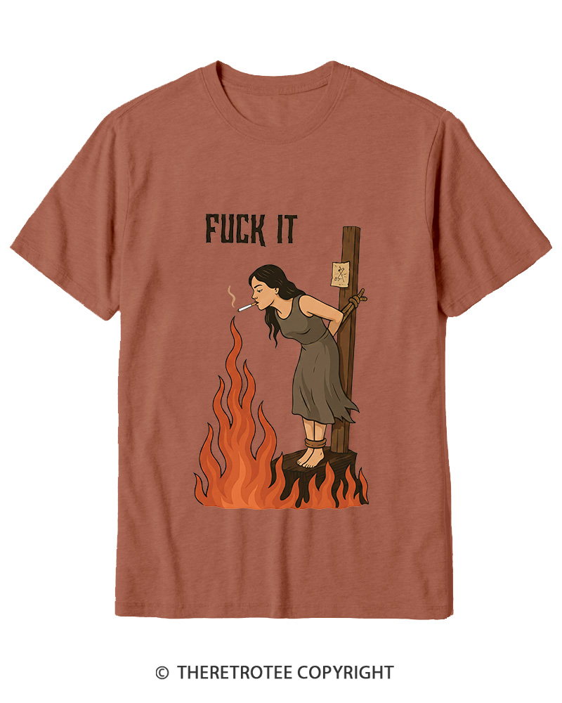 TheRetroTee Fuck It 1970s Cotton T-Shirt