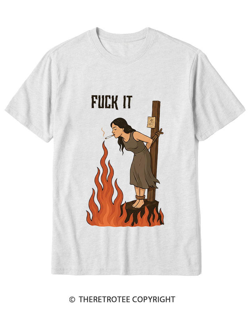TheRetroTee Fuck It 1970s Cotton T-Shirt