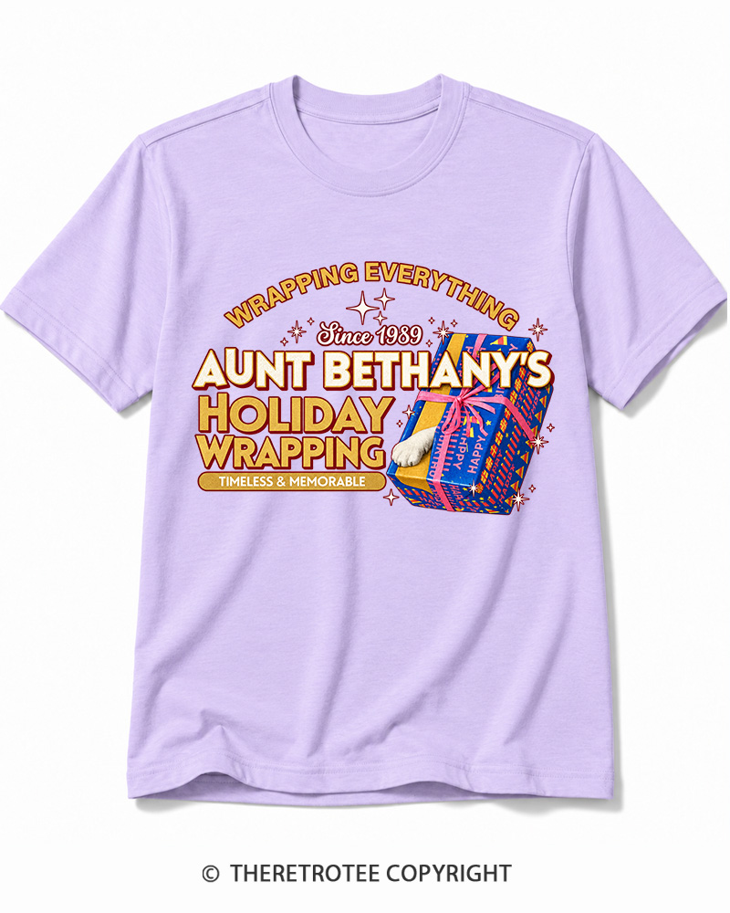 TheRetroTee Wrapping Everything 1980s Cotton T-Shirt
