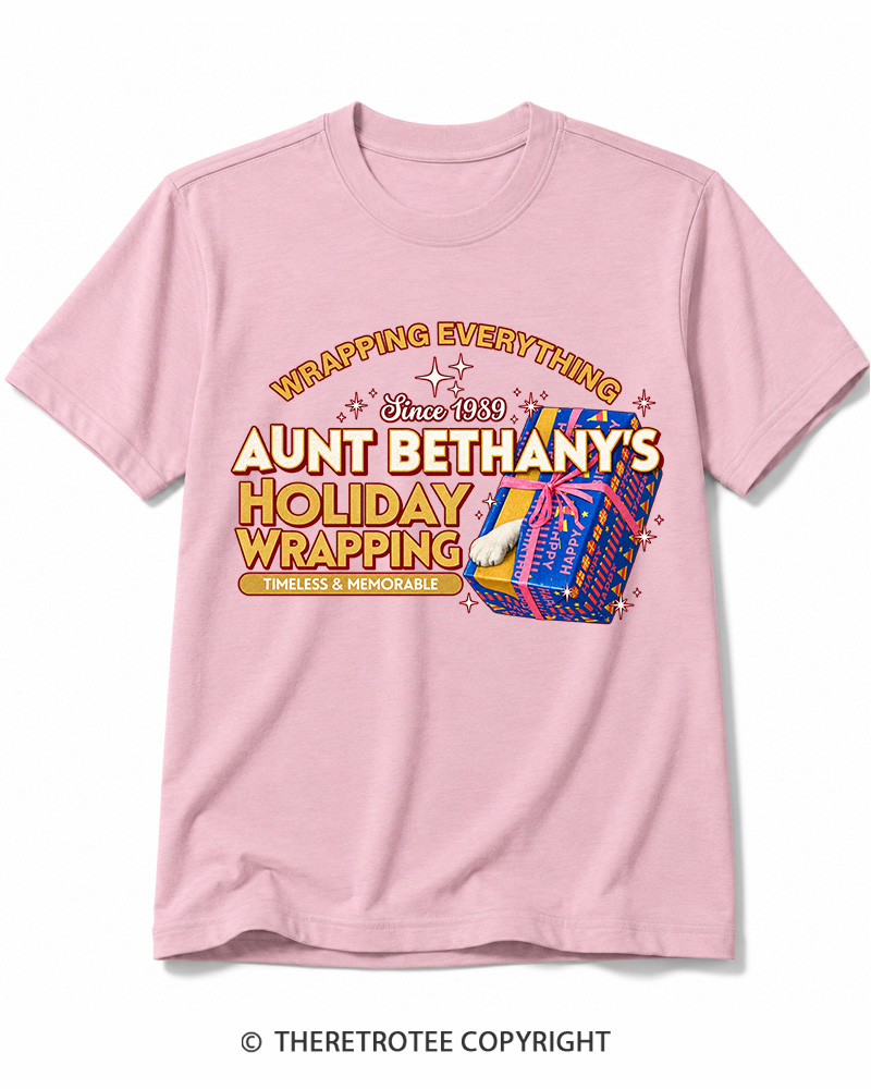 TheRetroTee Wrapping Everything 1980s Cotton T-Shirt