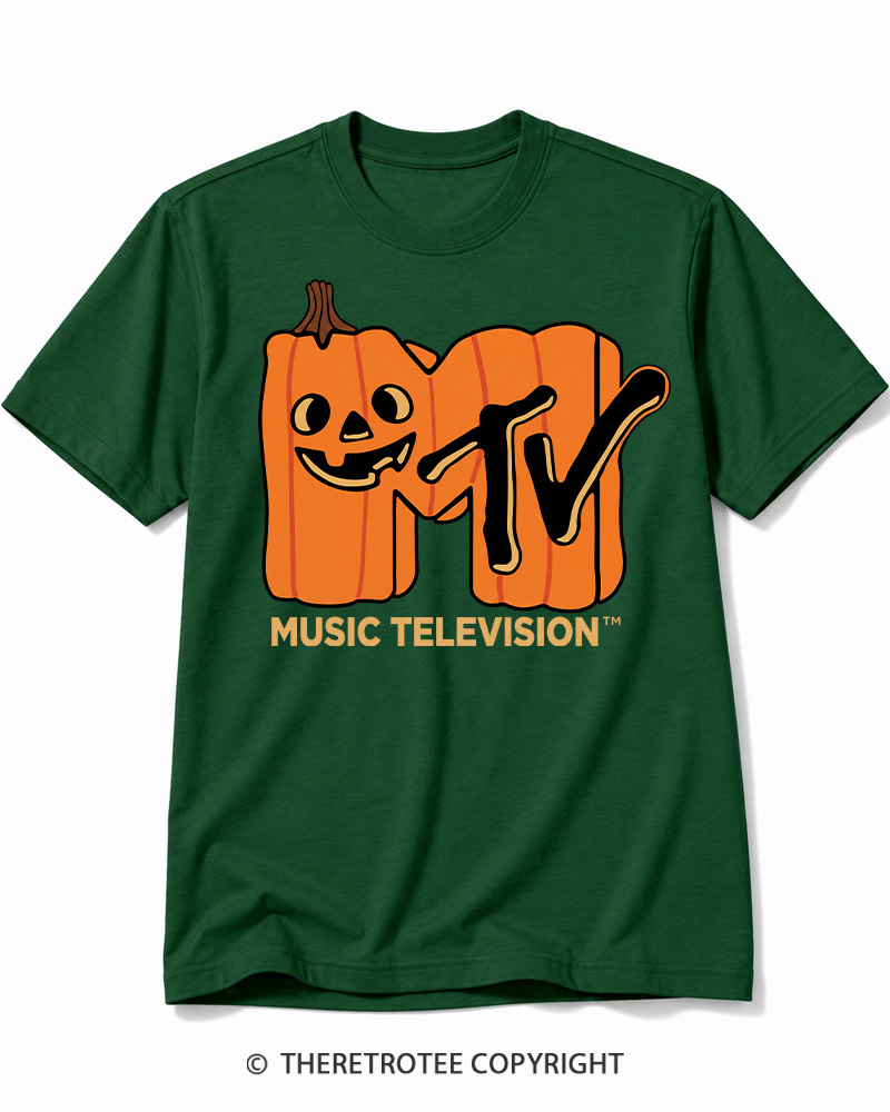 TheRetroTee Halloween Video Radio 1980s Cotton T-Shirt