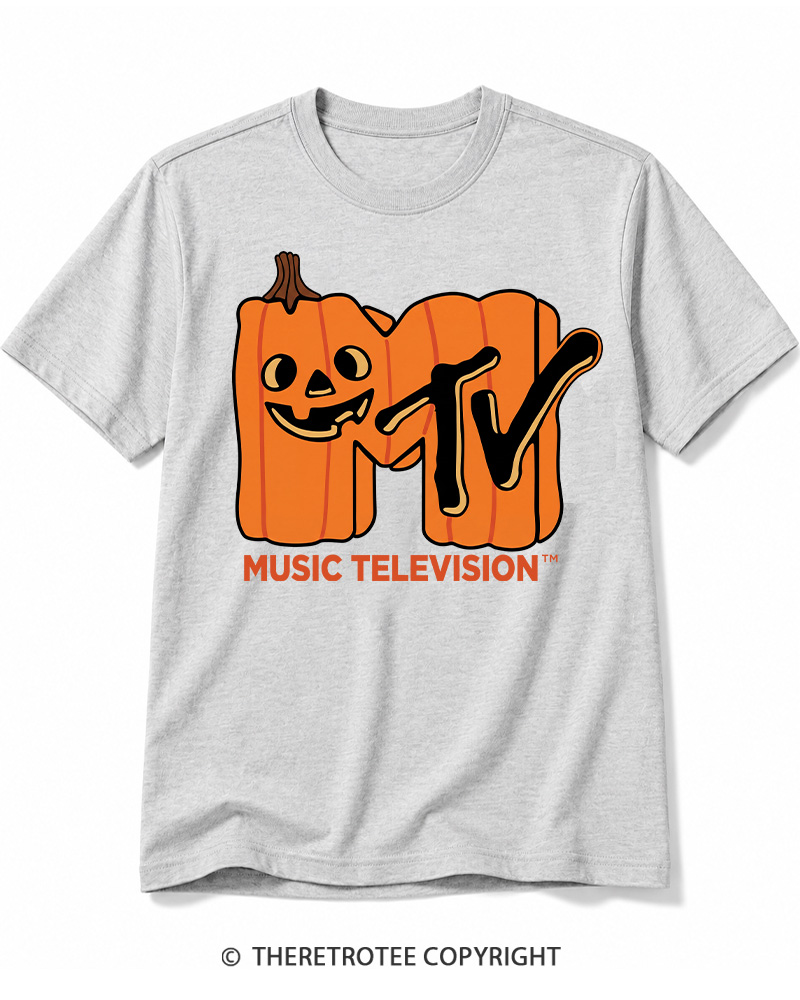 TheRetroTee Halloween Video Radio 1980s Cotton T-Shirt