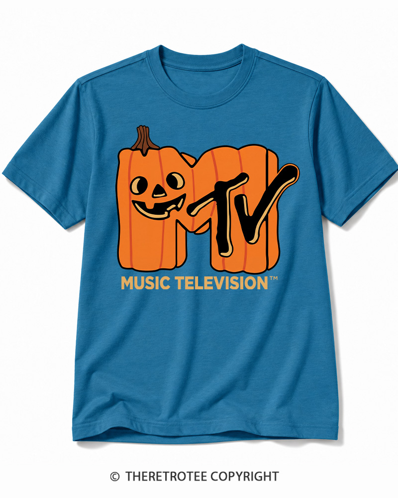 TheRetroTee Halloween Video Radio 1980s Cotton T-Shirt