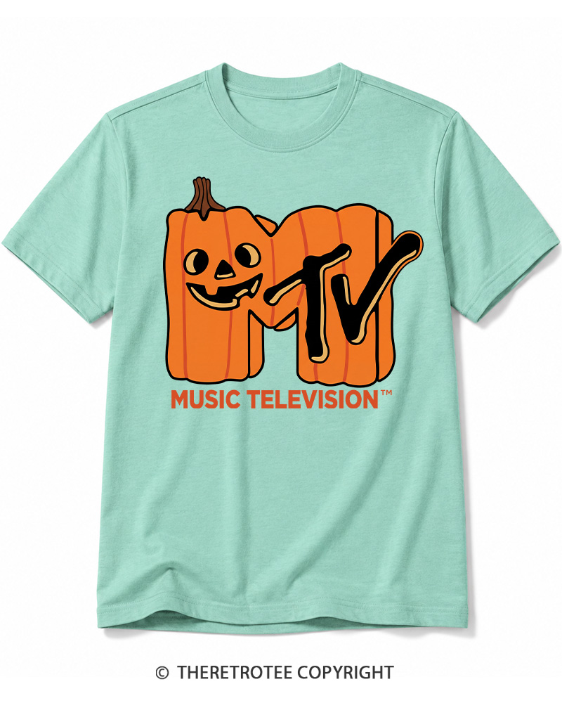 TheRetroTee Halloween Video Radio 1980s Cotton T-Shirt
