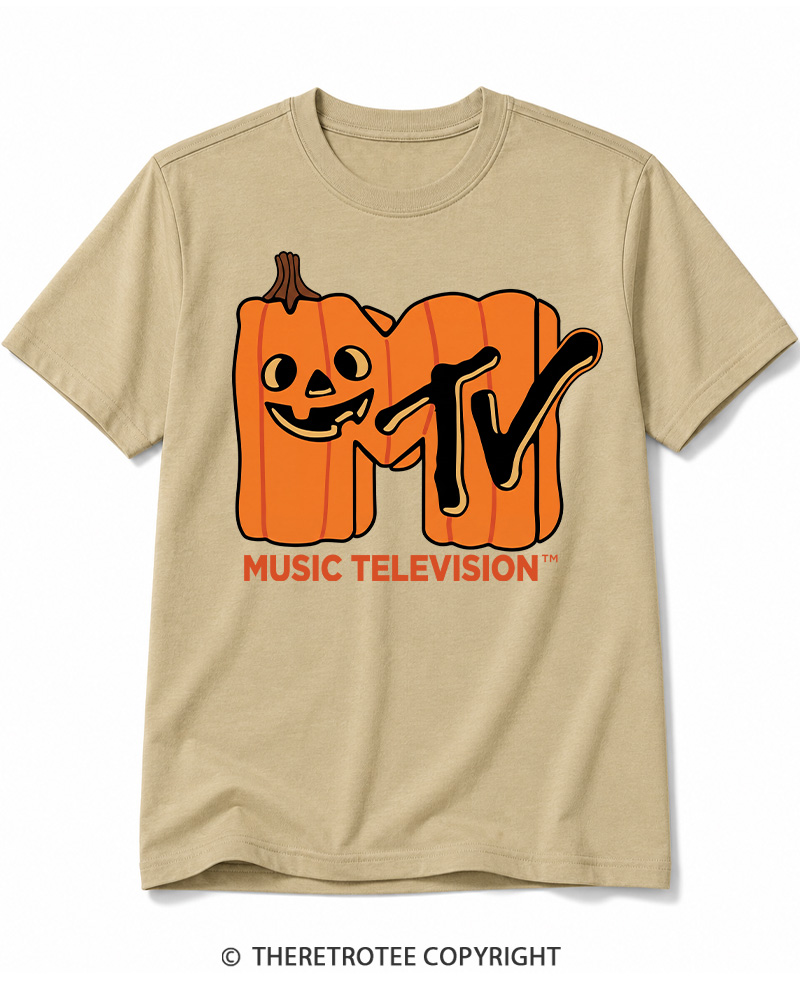 TheRetroTee Halloween Video Radio 1980s Cotton T-Shirt