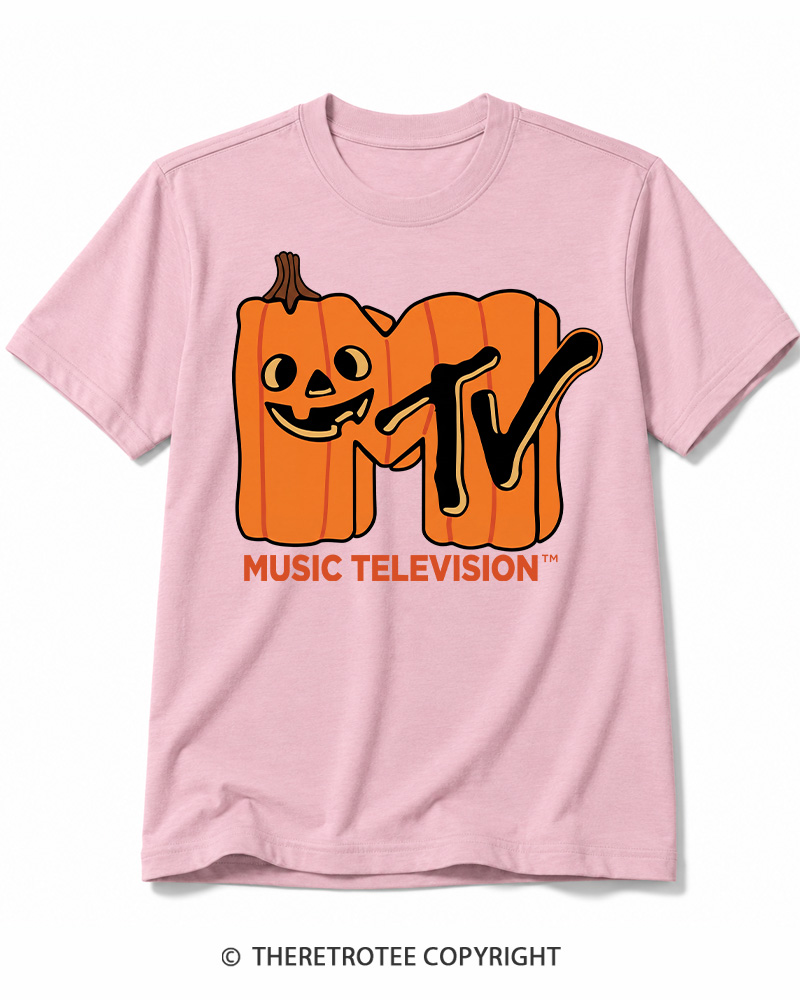 TheRetroTee Halloween Video Radio 1980s Cotton T-Shirt
