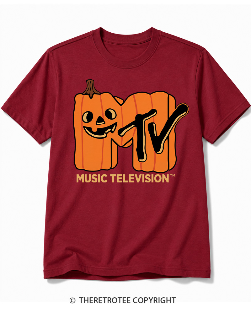 TheRetroTee Halloween Video Radio 1980s Cotton T-Shirt