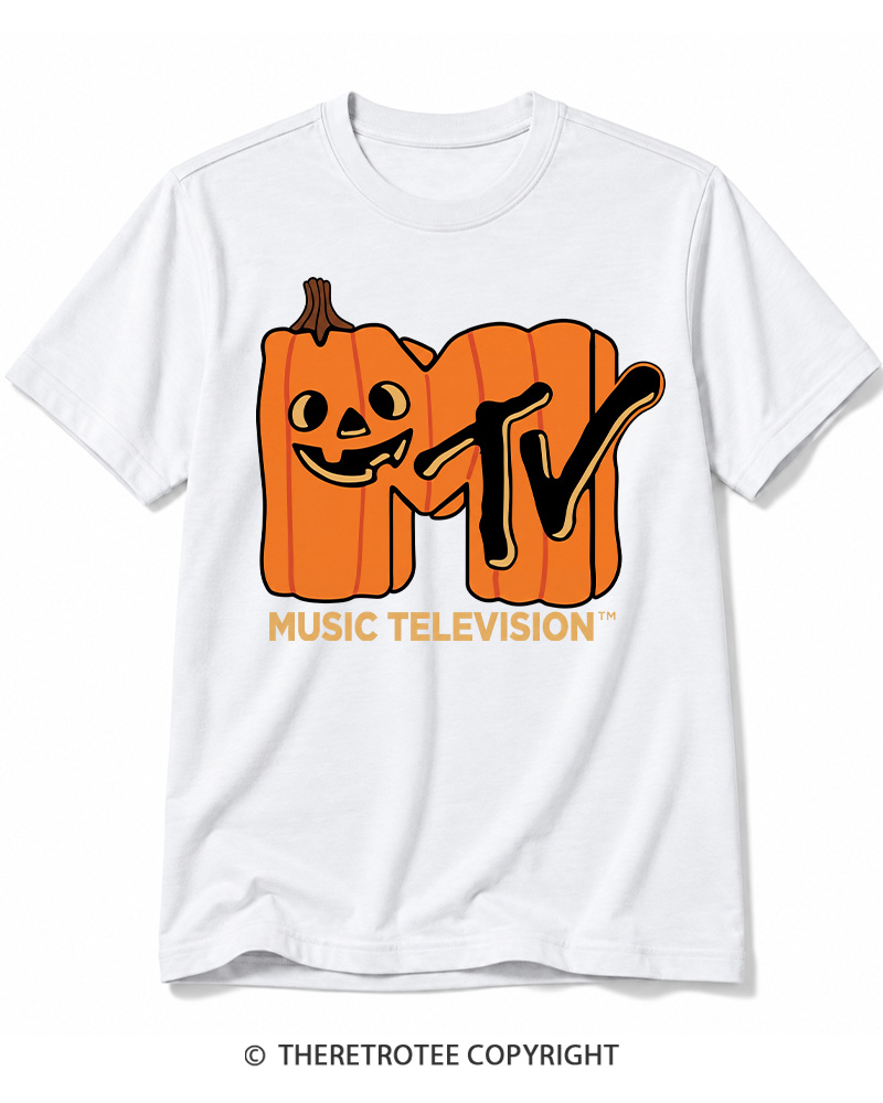 TheRetroTee Halloween Video Radio 1980s Cotton T-Shirt