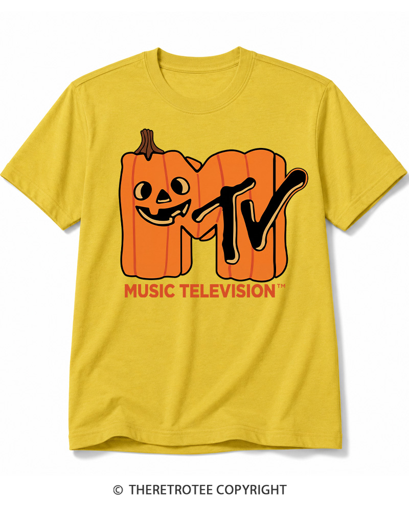 TheRetroTee Halloween Video Radio 1980s Cotton T-Shirt