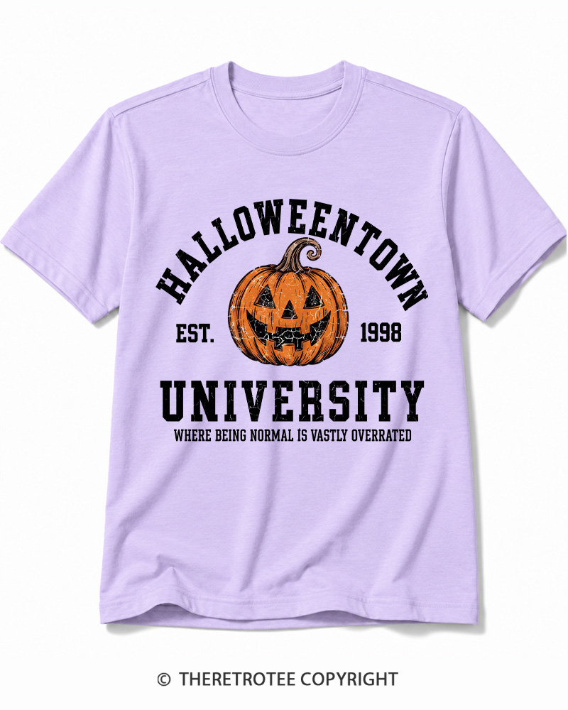 TheRetroTee Halloweentown University Halloween Cotton T-Shirt