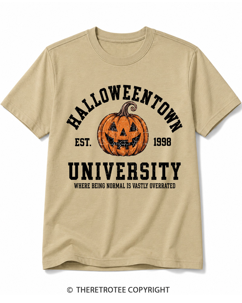 TheRetroTee Halloweentown University Halloween Cotton T-Shirt