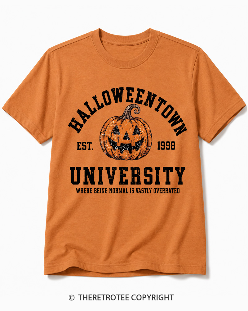 TheRetroTee Halloweentown University Halloween Cotton T-Shirt