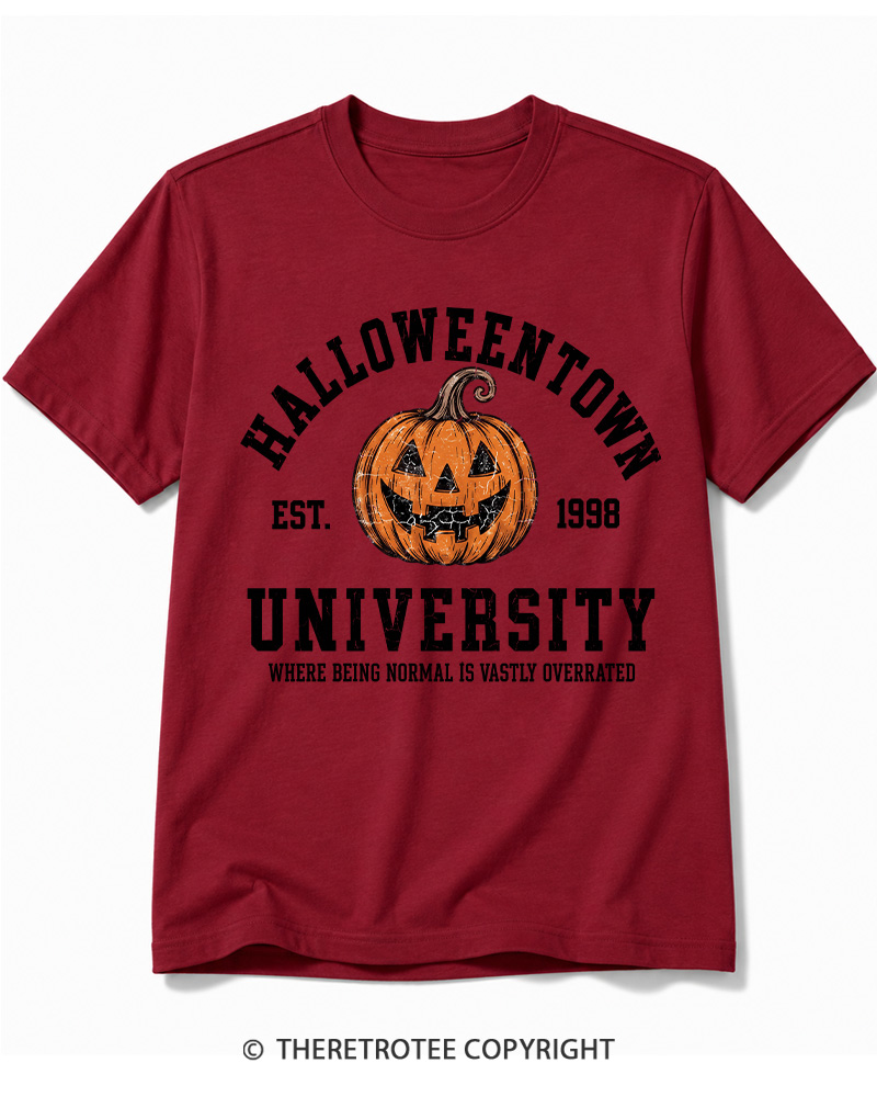 TheRetroTee Halloweentown University Halloween Cotton T-Shirt