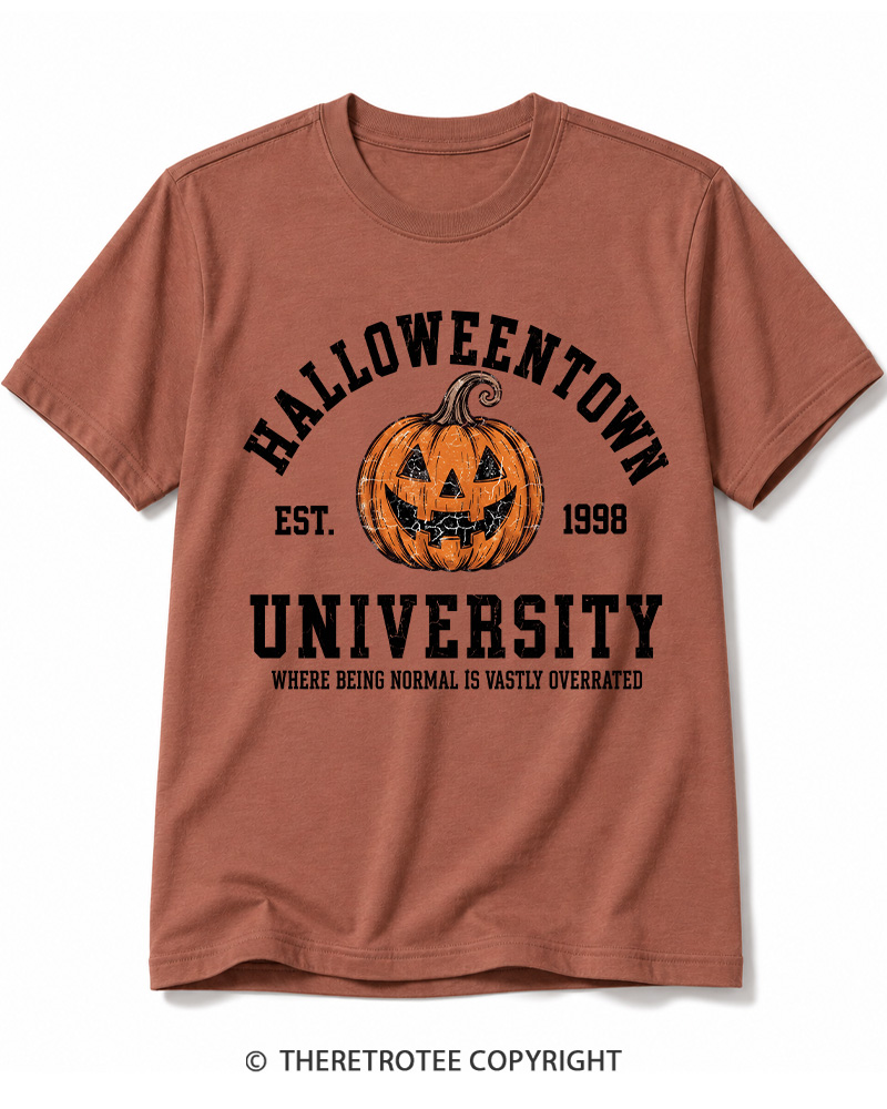 TheRetroTee Halloweentown University Halloween Cotton T-Shirt