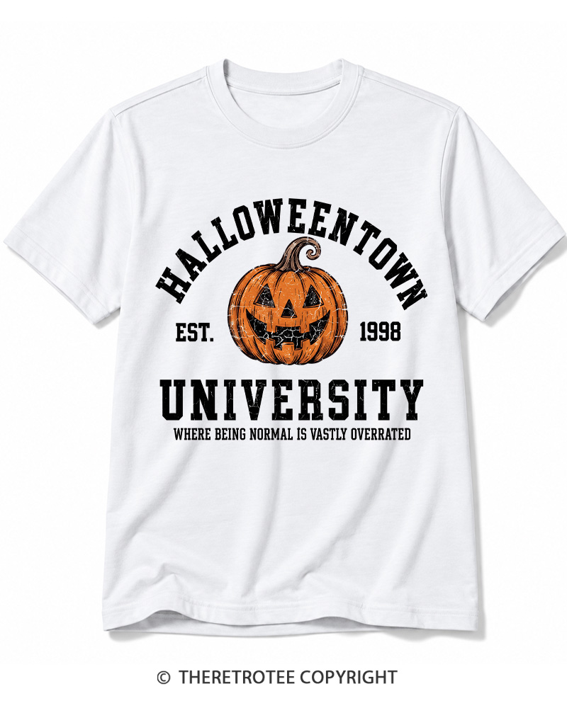 TheRetroTee Halloweentown University Halloween Cotton T-Shirt