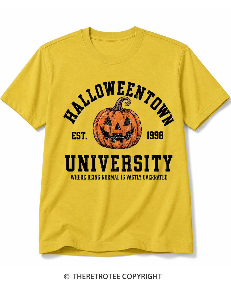 TheRetroTee Halloweentown University Halloween Cotton T-Shirt