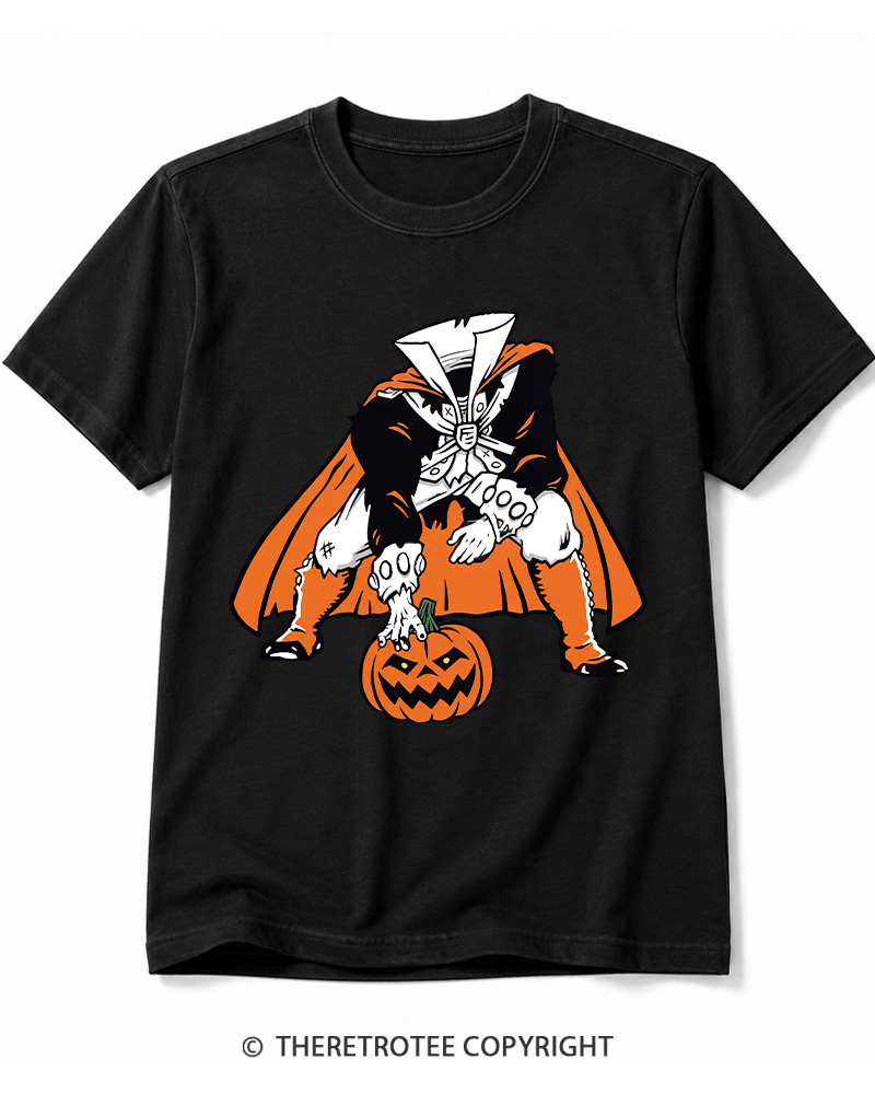 TheRetroTee Headless Horseman Patriots 1970s Cotton T-Shirt