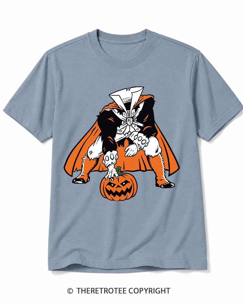 TheRetroTee Headless Horseman Patriots 1970s Cotton T-Shirt