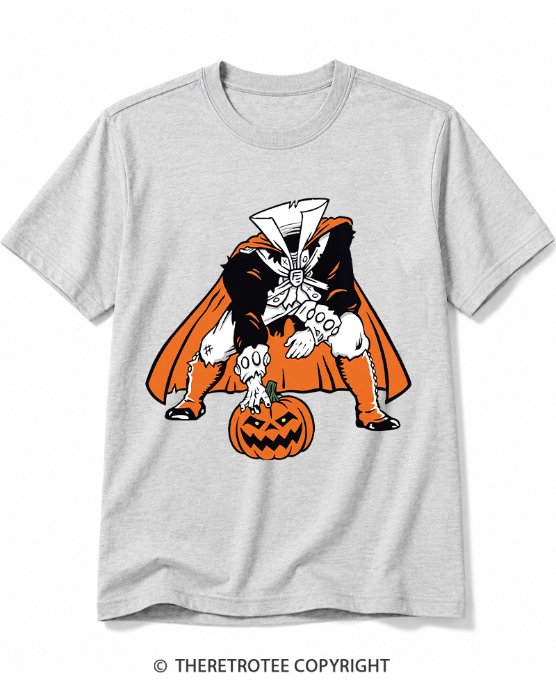 TheRetroTee Headless Horseman Patriots 1970s Cotton T-Shirt