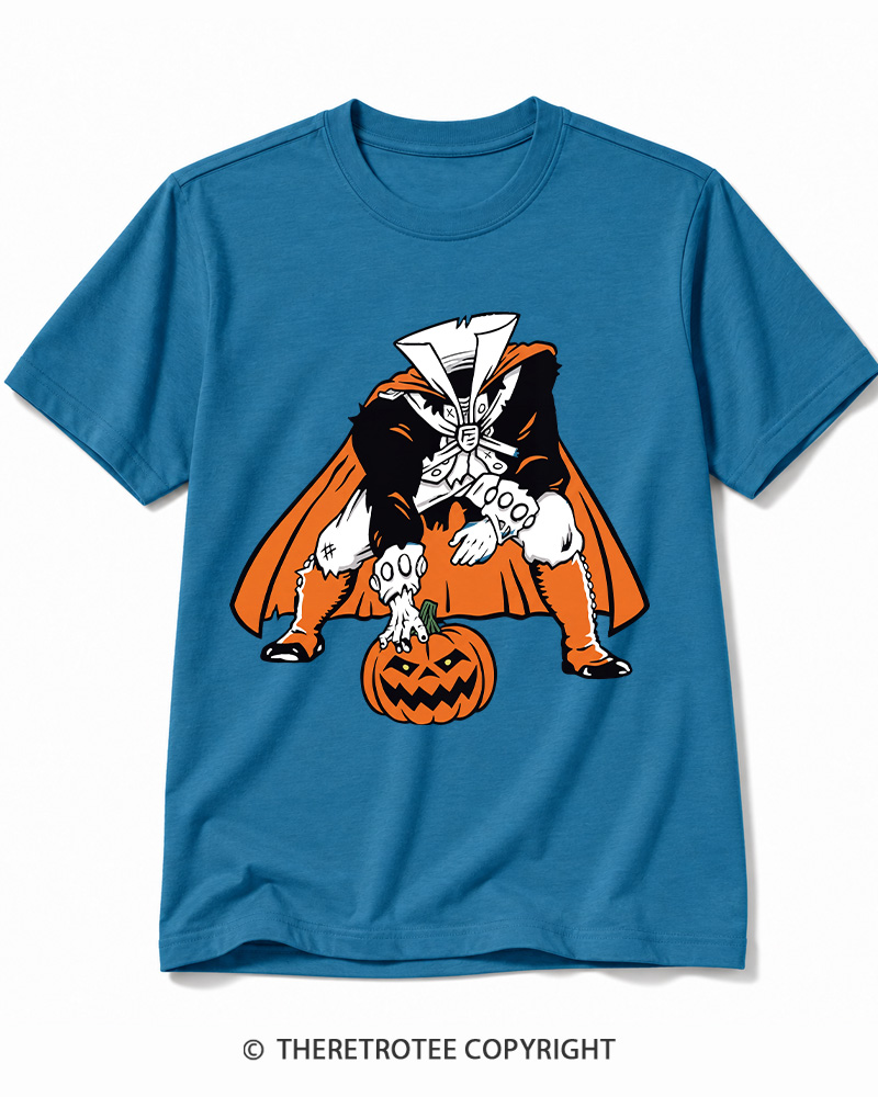 TheRetroTee Headless Horseman Patriots 1970s Cotton T-Shirt