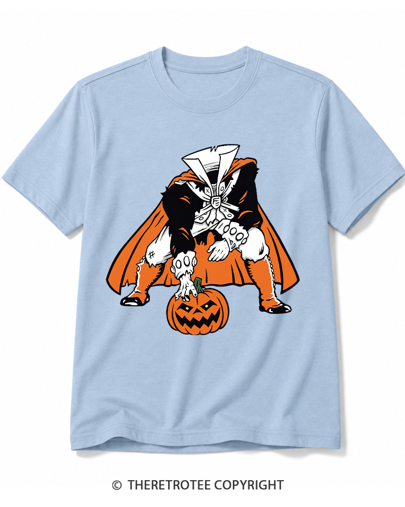 TheRetroTee Headless Horseman Patriots 1970s Cotton T-Shirt
