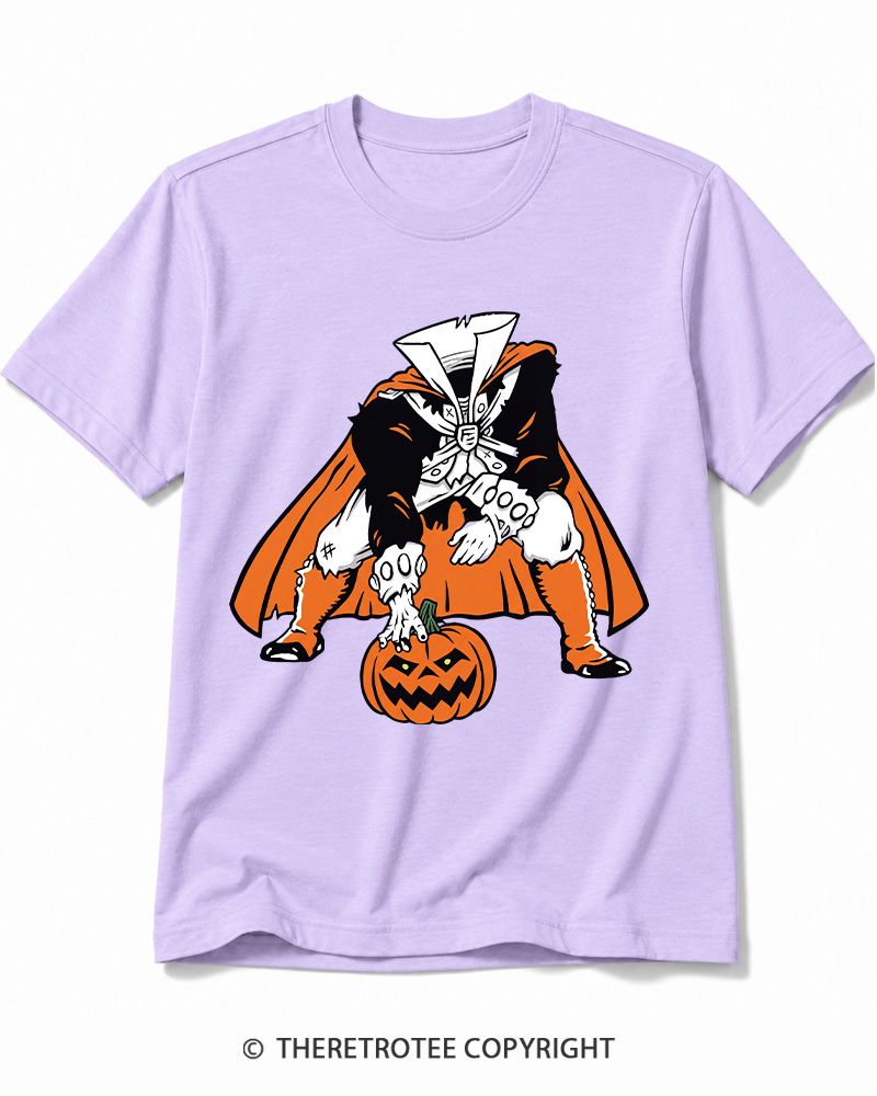 TheRetroTee Headless Horseman Patriots 1970s Cotton T-Shirt