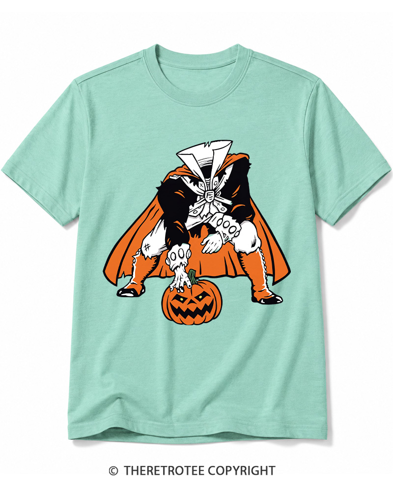 TheRetroTee Headless Horseman Patriots 1970s Cotton T-Shirt