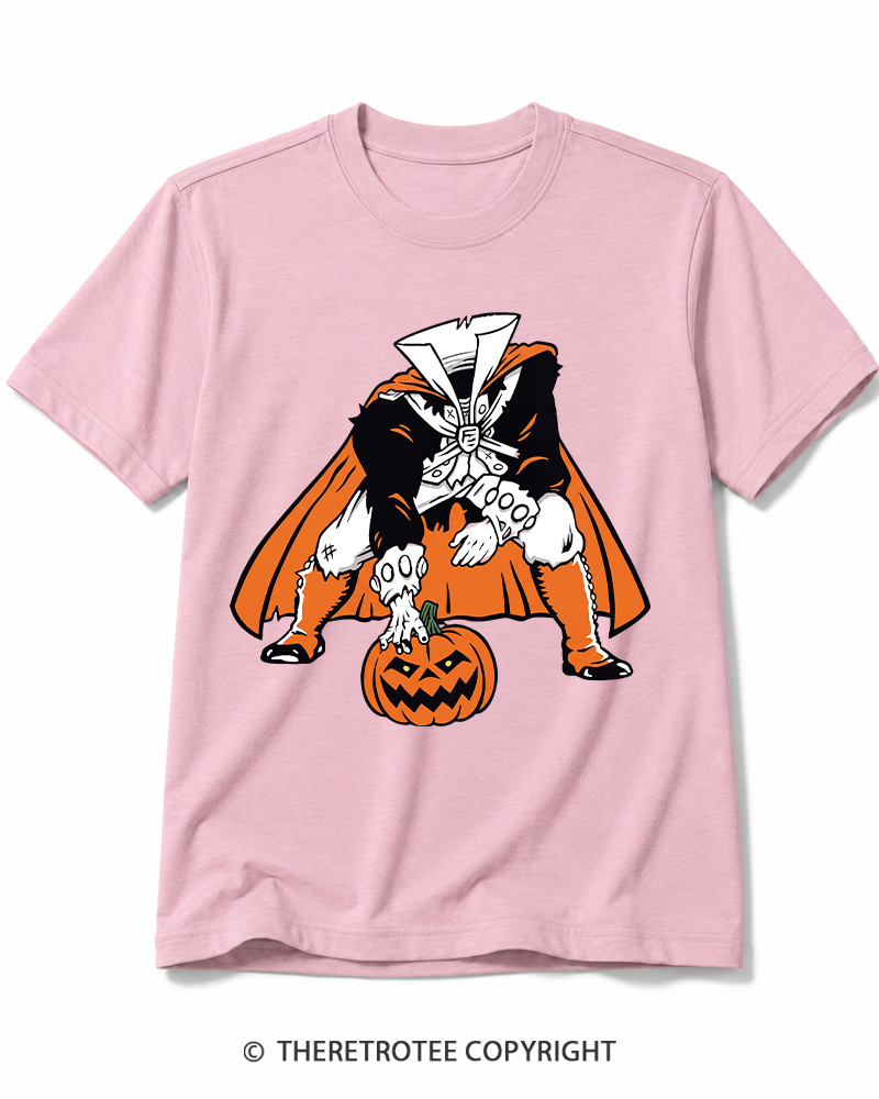 TheRetroTee Headless Horseman Patriots 1970s Cotton T-Shirt