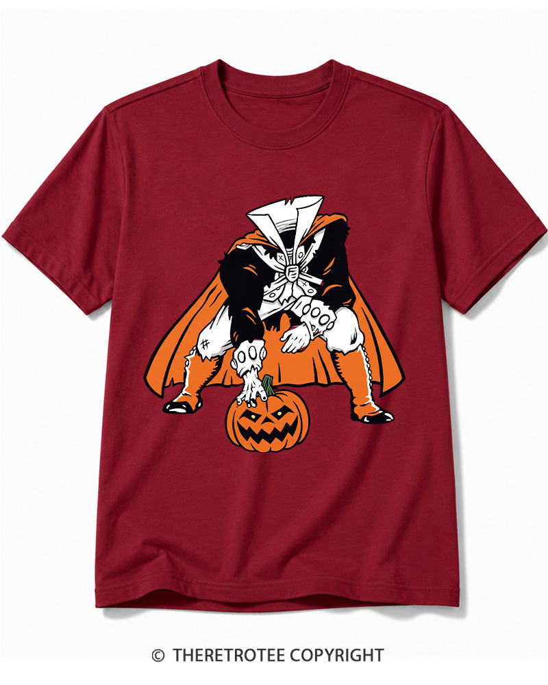 TheRetroTee Headless Horseman Patriots 1970s Cotton T-Shirt