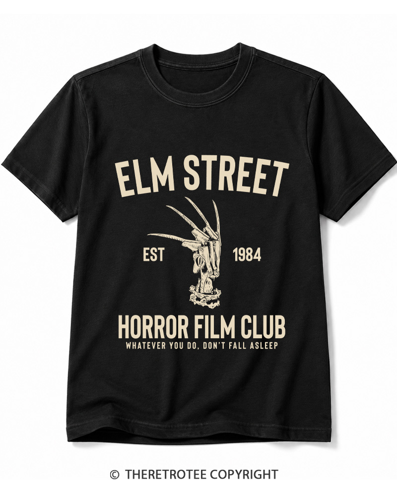 TheRetroTee Horror Film Club 1980s Cotton T-Shirt