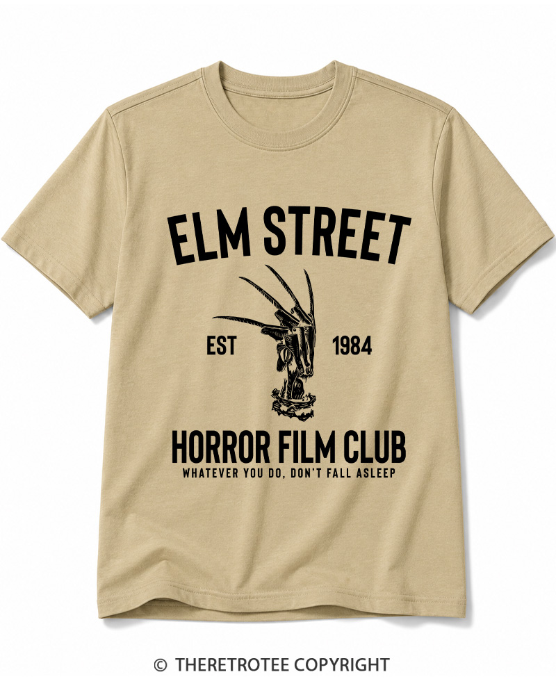 TheRetroTee Horror Film Club 1980s Cotton T-Shirt
