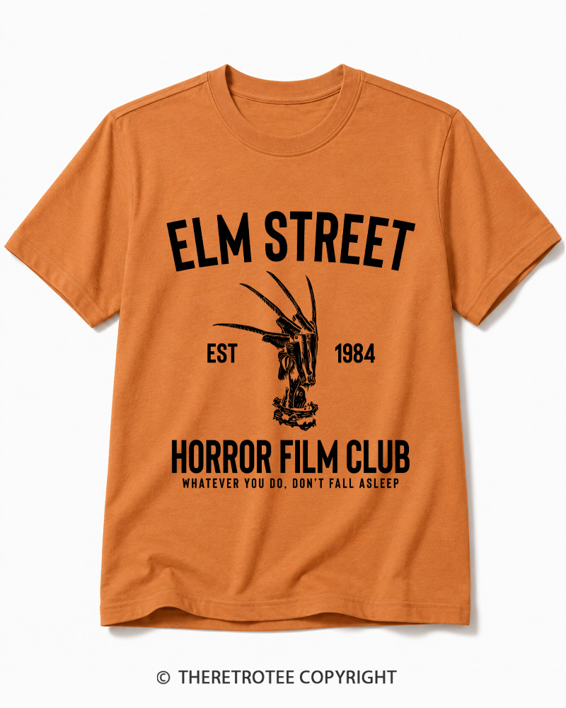TheRetroTee Horror Film Club 1980s Cotton T-Shirt