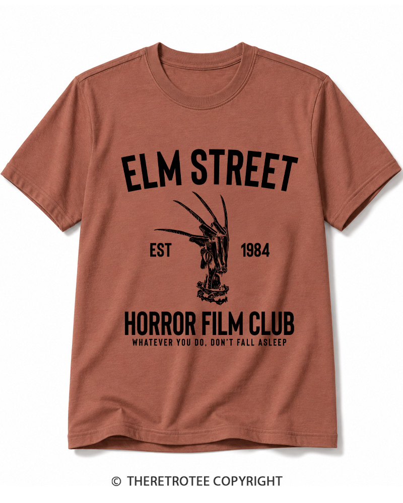 TheRetroTee Horror Film Club 1980s Cotton T-Shirt