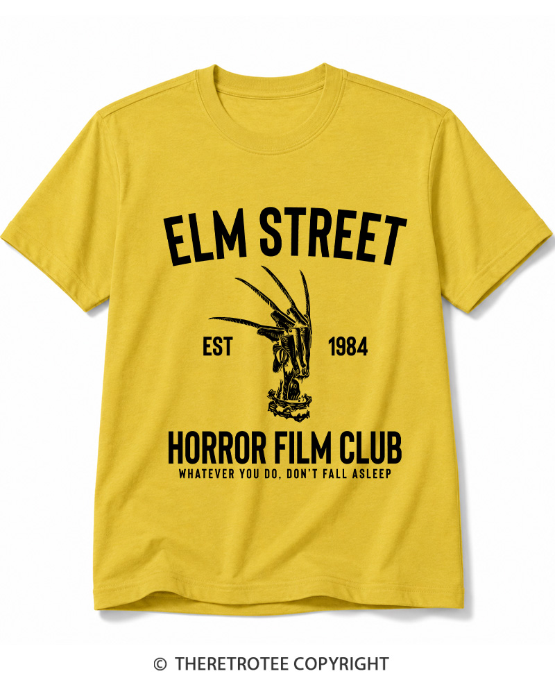 TheRetroTee Horror Film Club 1980s Cotton T-Shirt