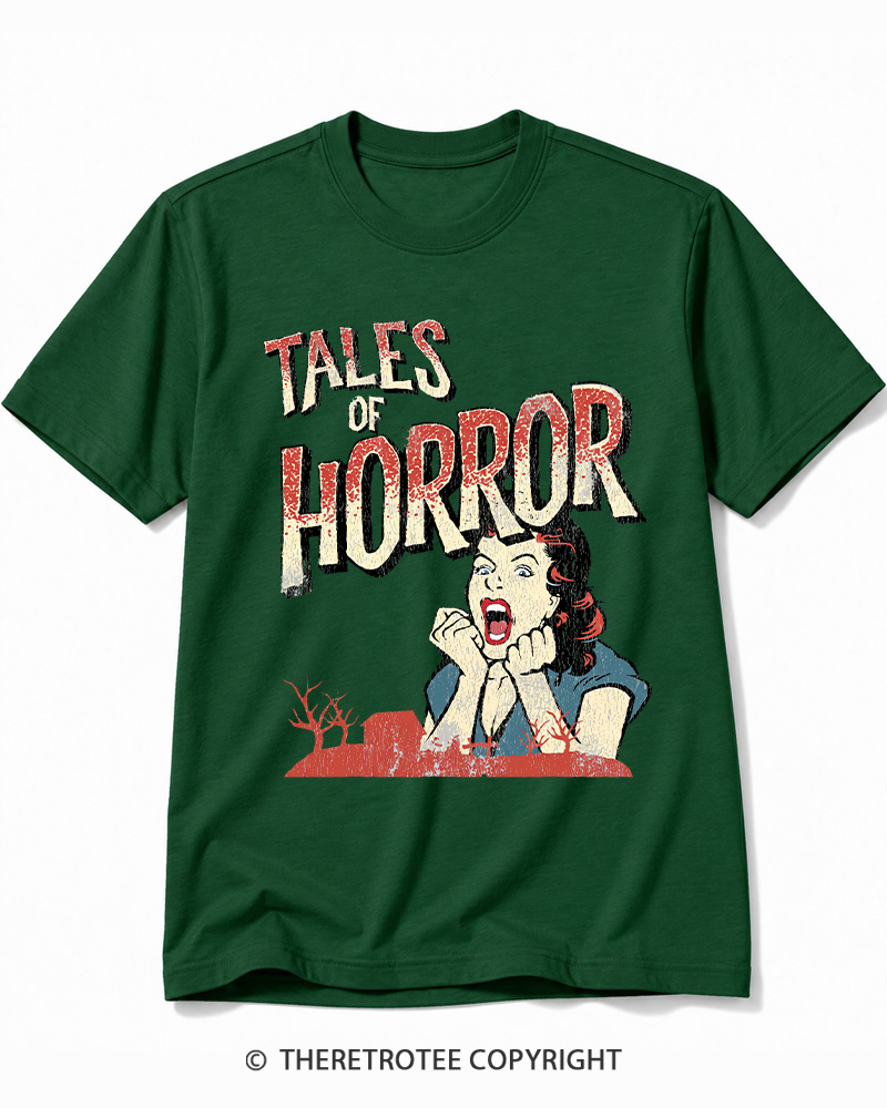 TheRetroTee Horror Movie 1950s Cotton T-Shirt