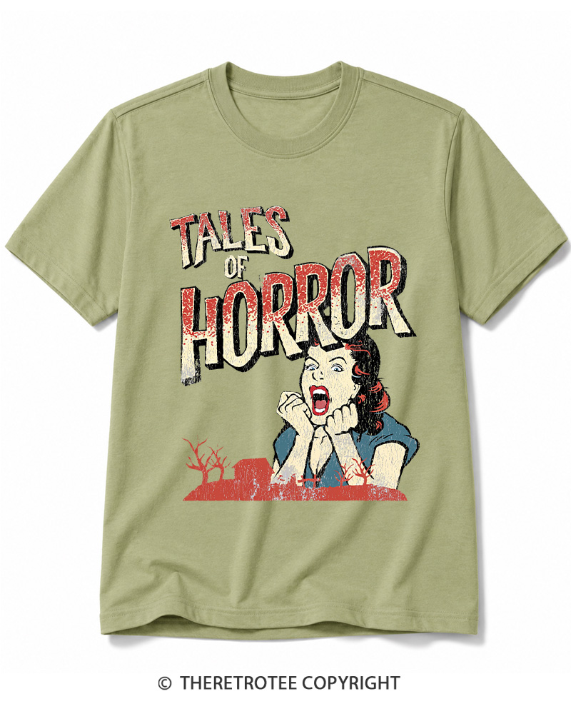 TheRetroTee Horror Movie 1950s Cotton T-Shirt
