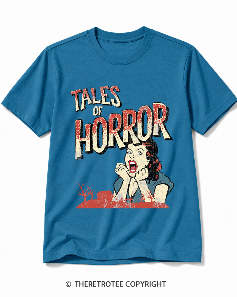 TheRetroTee Horror Movie 1950s Cotton T-Shirt