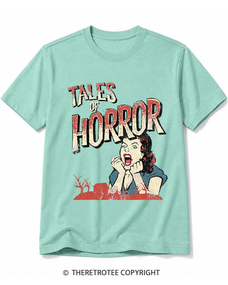 TheRetroTee Horror Movie 1950s Cotton T-Shirt
