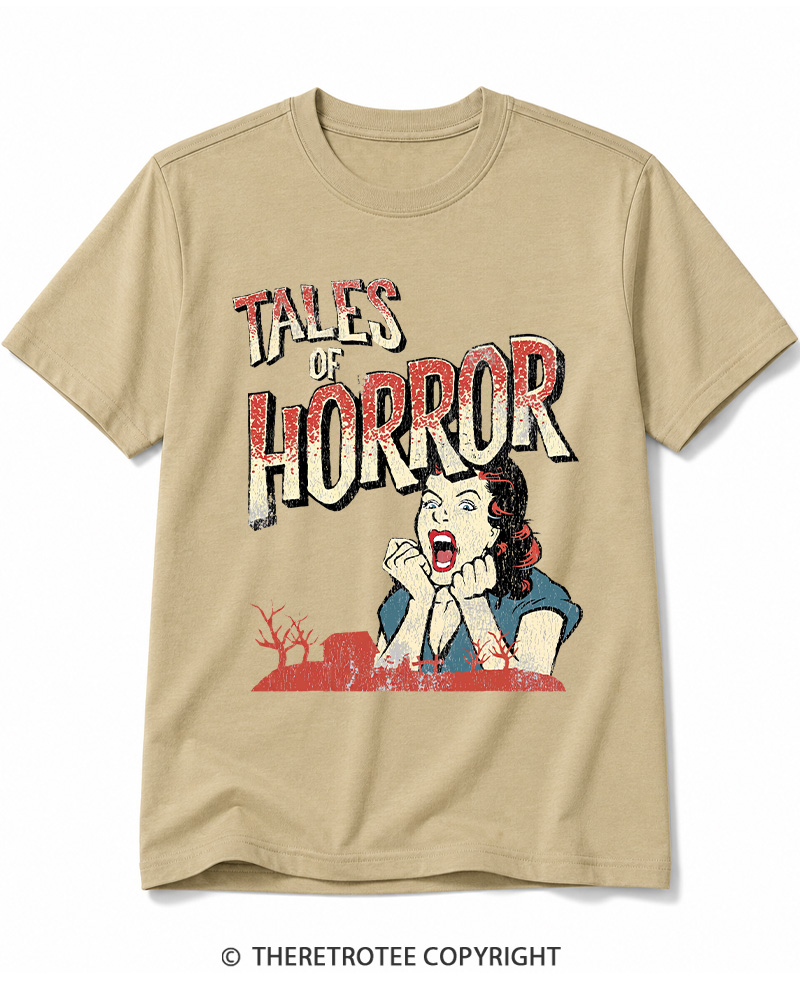 TheRetroTee Horror Movie 1950s Cotton T-Shirt