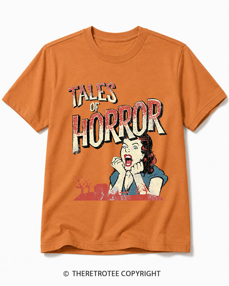 TheRetroTee Horror Movie 1950s Cotton T-Shirt
