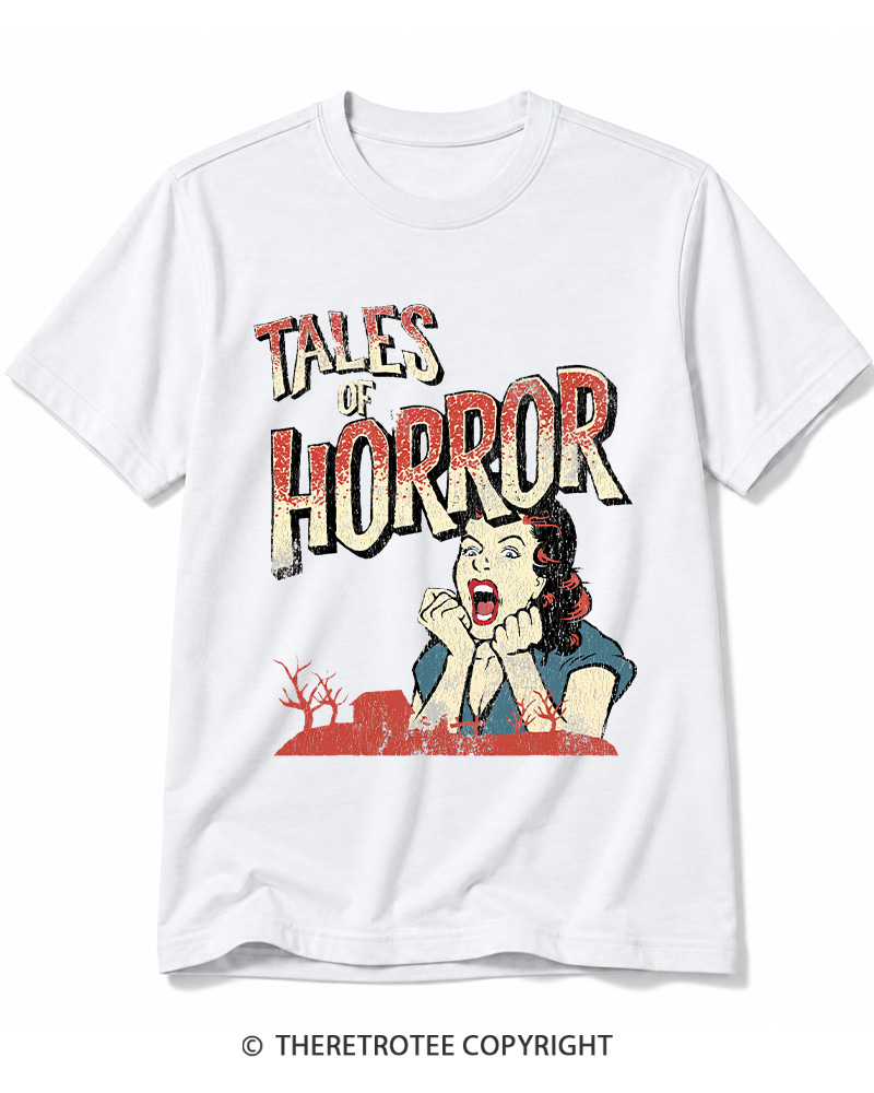 TheRetroTee Horror Movie 1950s Cotton T-Shirt