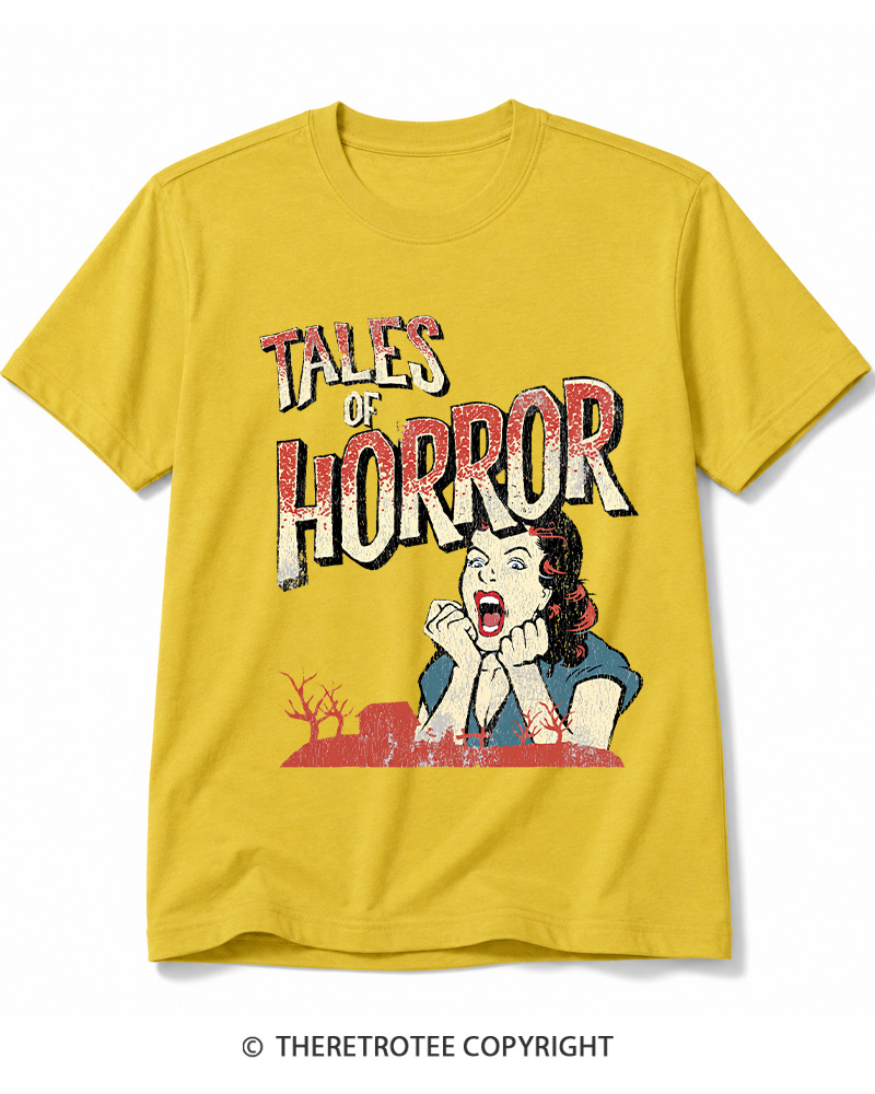 TheRetroTee Horror Movie 1950s Cotton T-Shirt