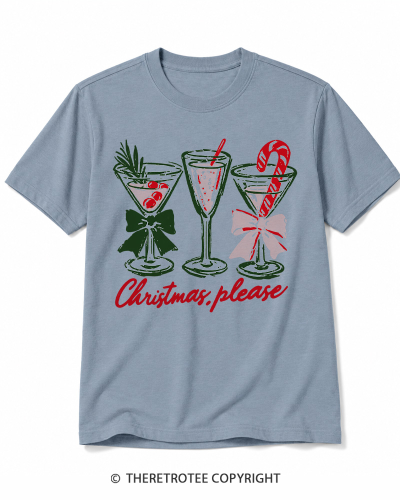 TheRetroTee Christmas Please 1950s Cotton T-Shirt