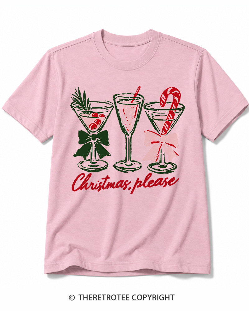 TheRetroTee Christmas Please 1950s Cotton T-Shirt