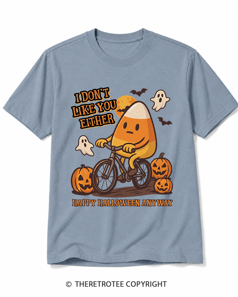 TheRetroTee I Don’t Like You Either 1990s Halloween Cotton T-Shirt