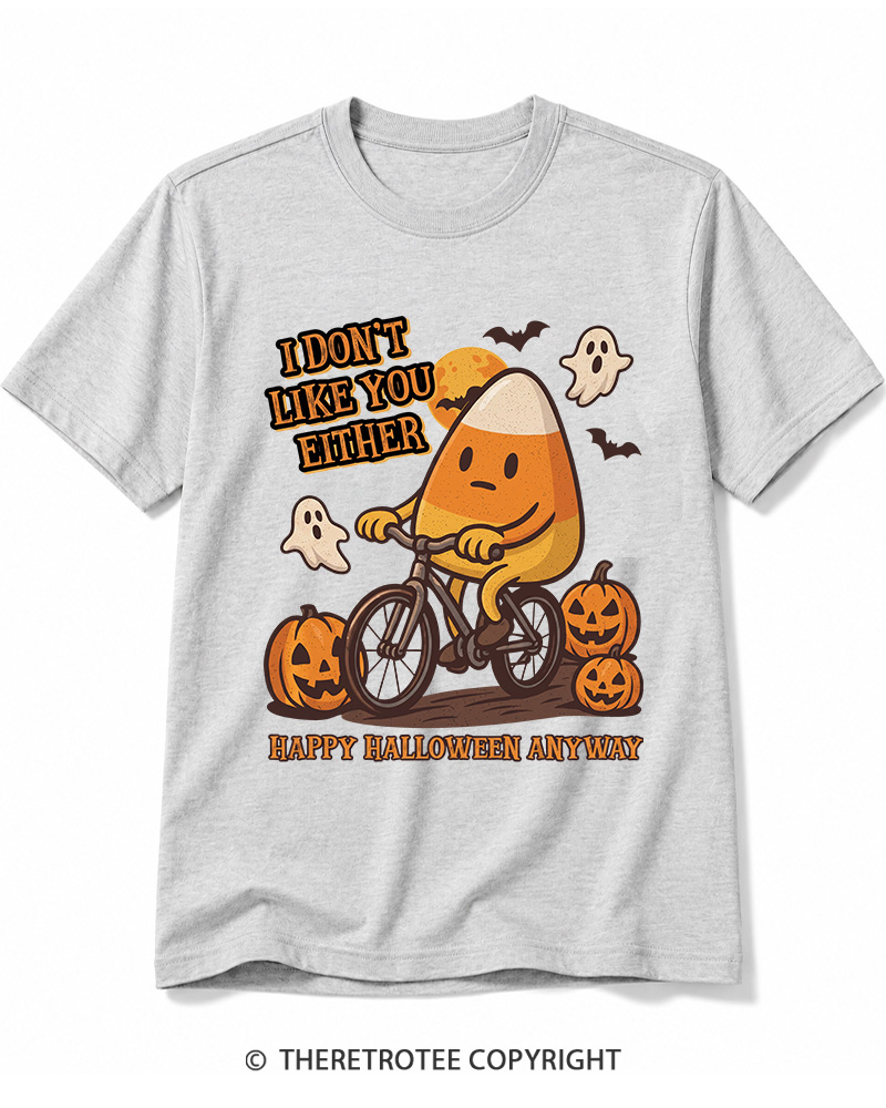 TheRetroTee I Don’t Like You Either 1990s Halloween Cotton T-Shirt